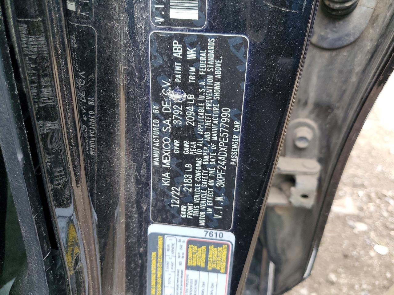 Kia Forte Lxs