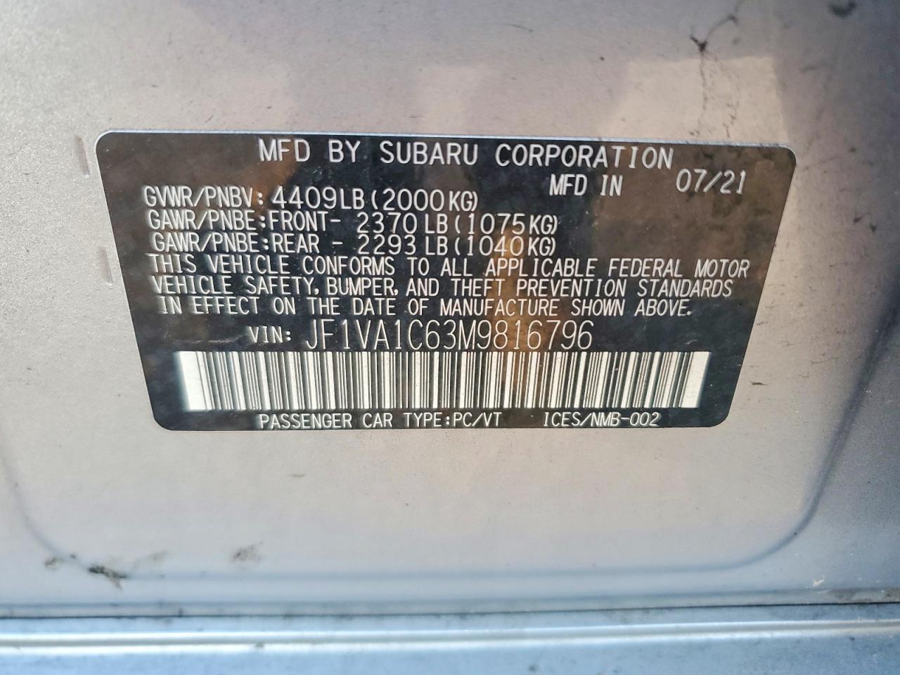 Subaru WRX Premium