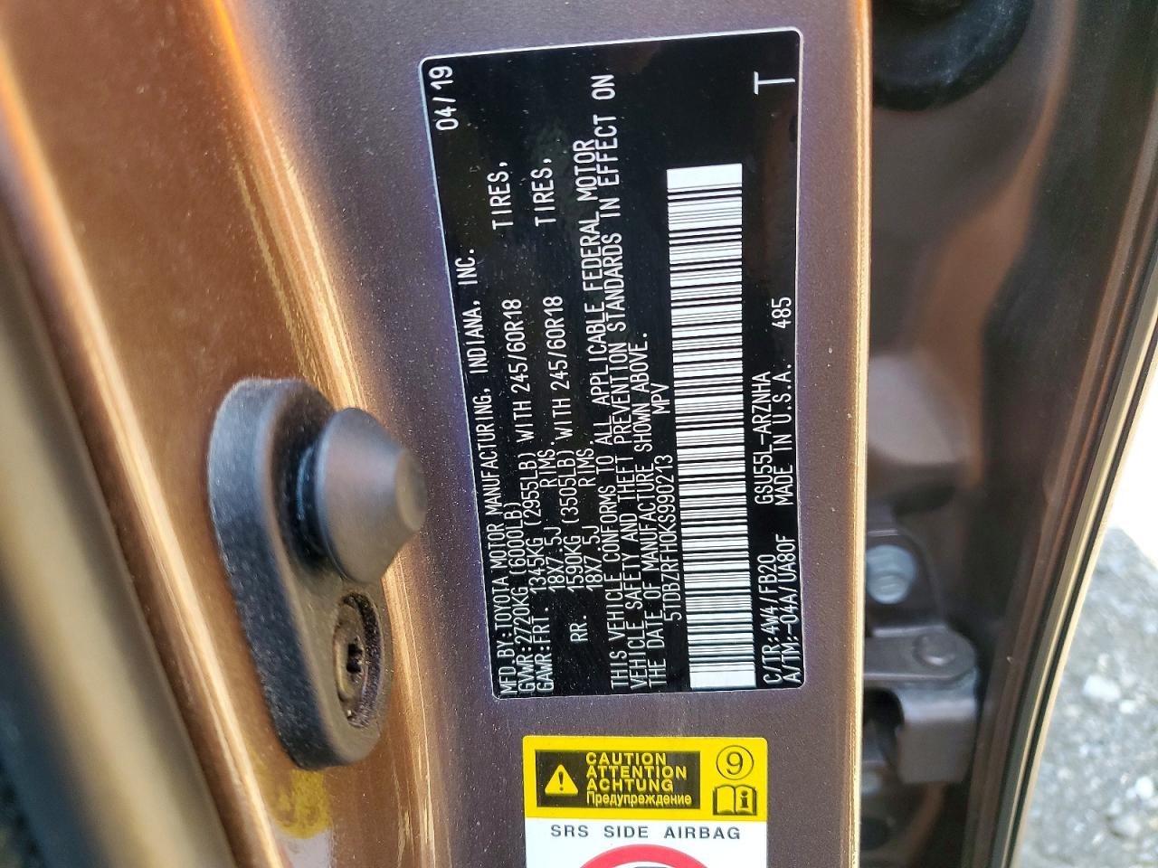 Toyota Highlander Le