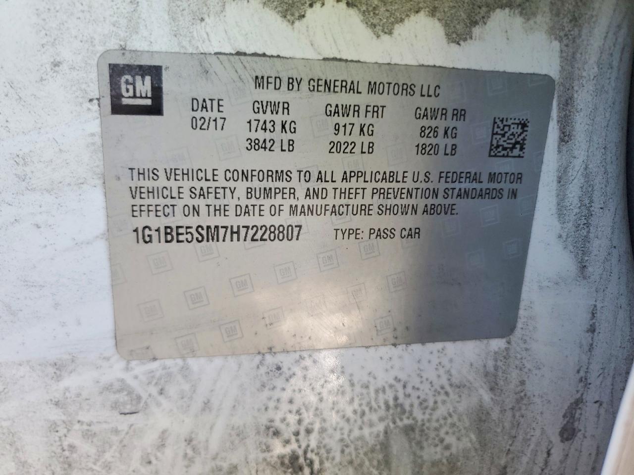 Chevrolet Cruze Lt