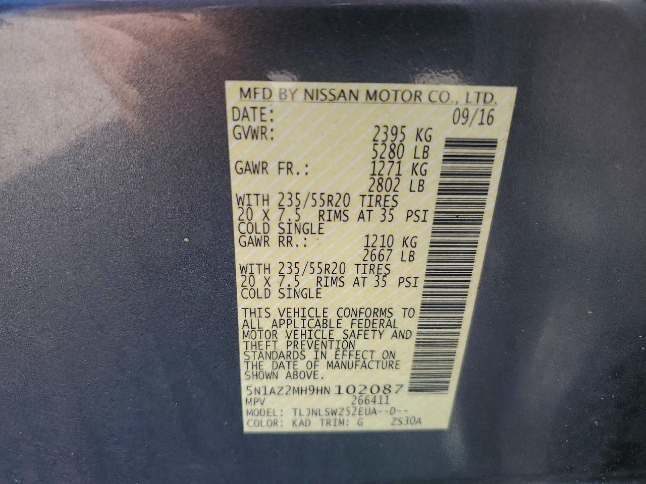 Nissan Murano Platinum