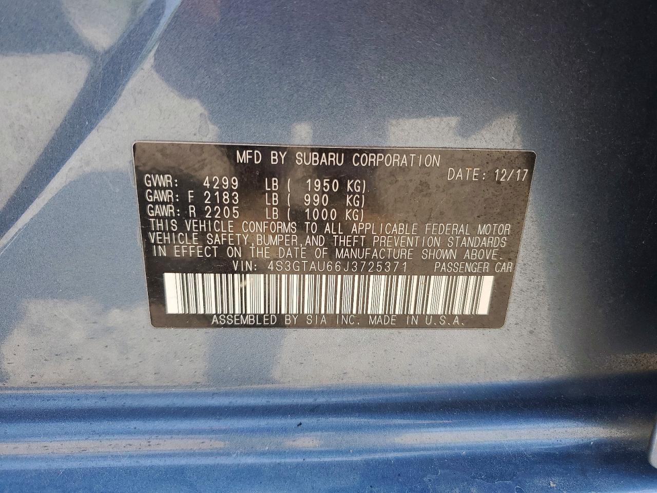 Subaru Impreza Limited