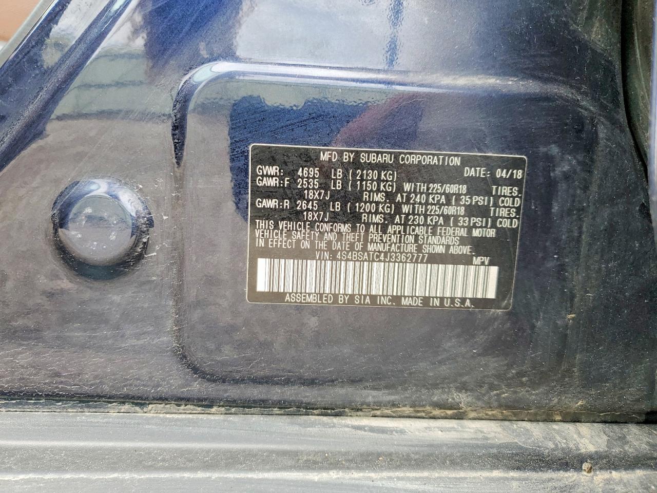 Subaru Outback Touring