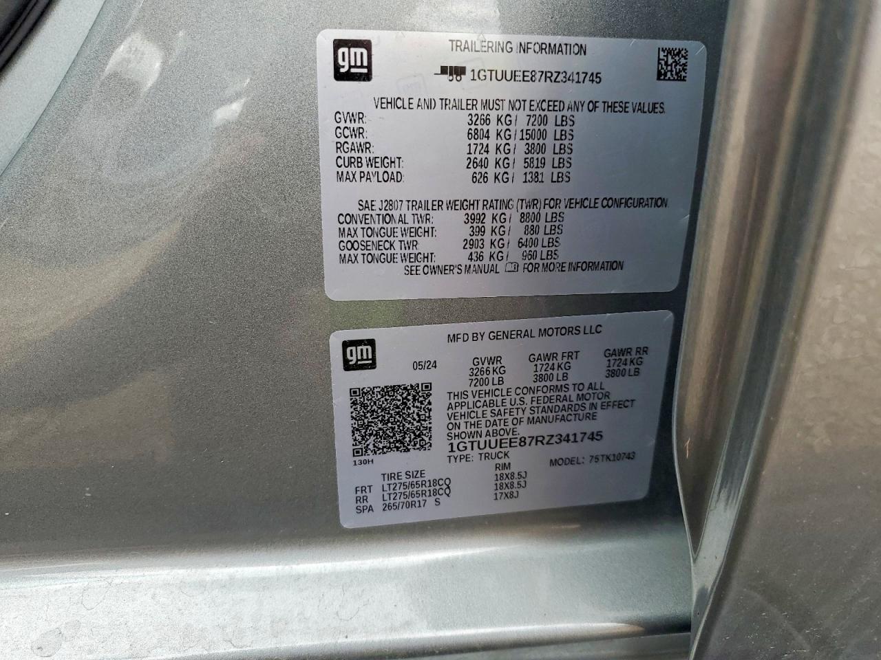 GMC Sierra K1500 At4