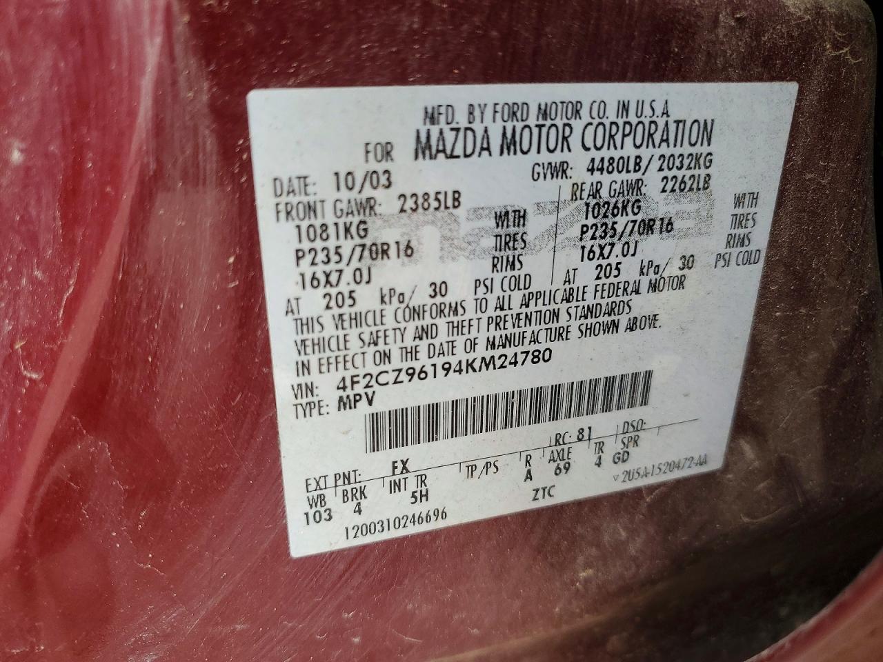 Mazda Tribute Es