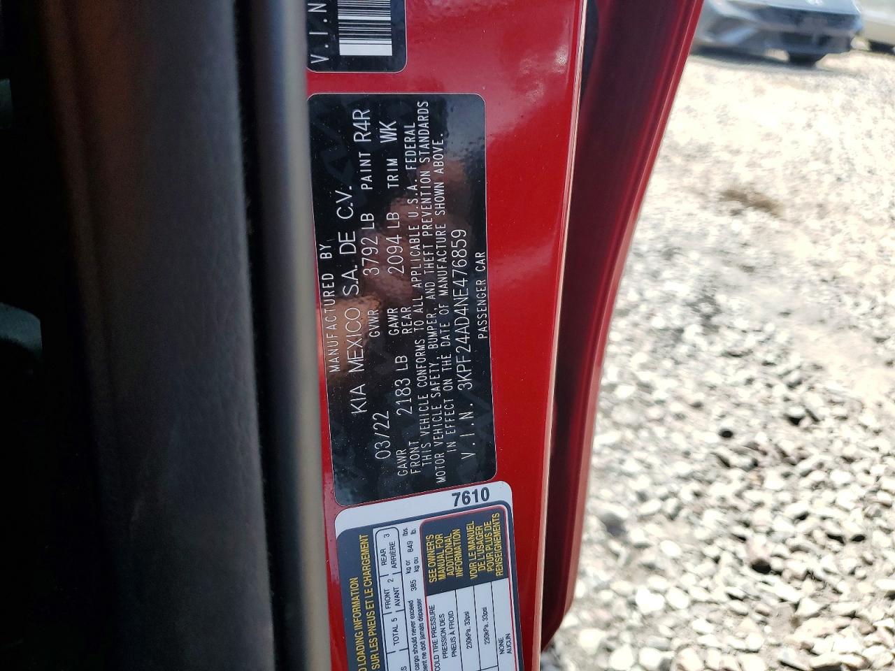 Kia Forte Lxs