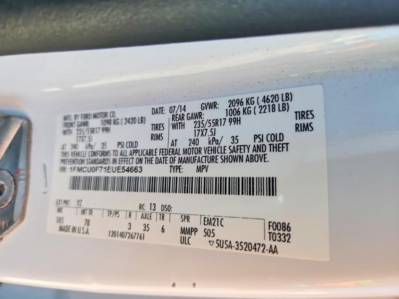 Ford Escape S
