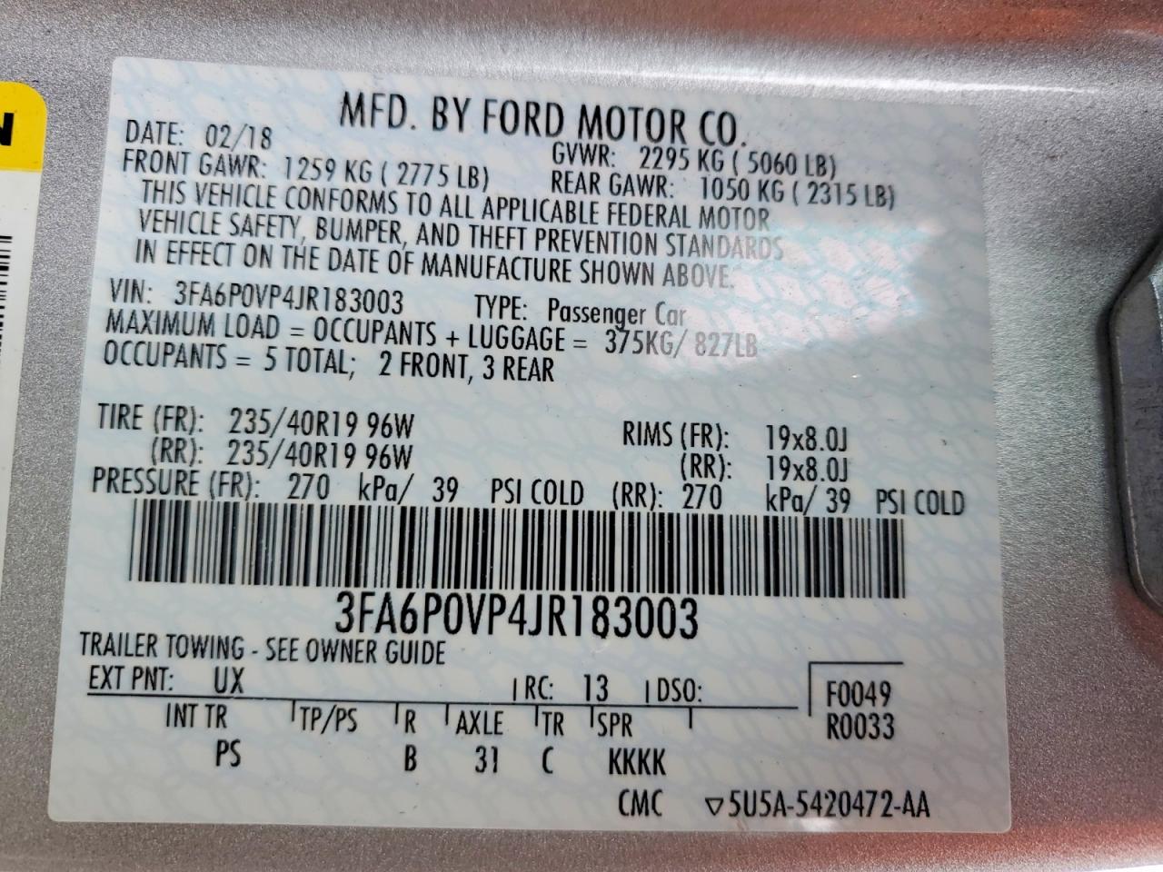 Ford Fusion Sport