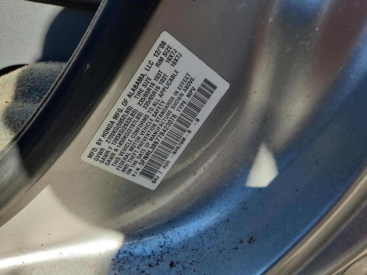 Honda Odyssey Exl