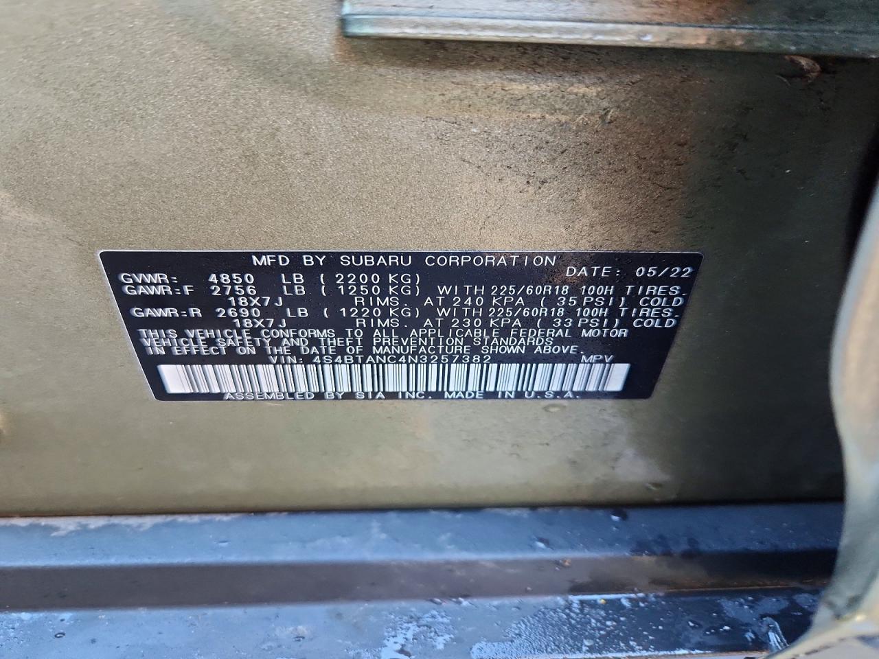 Subaru Outback Limited
