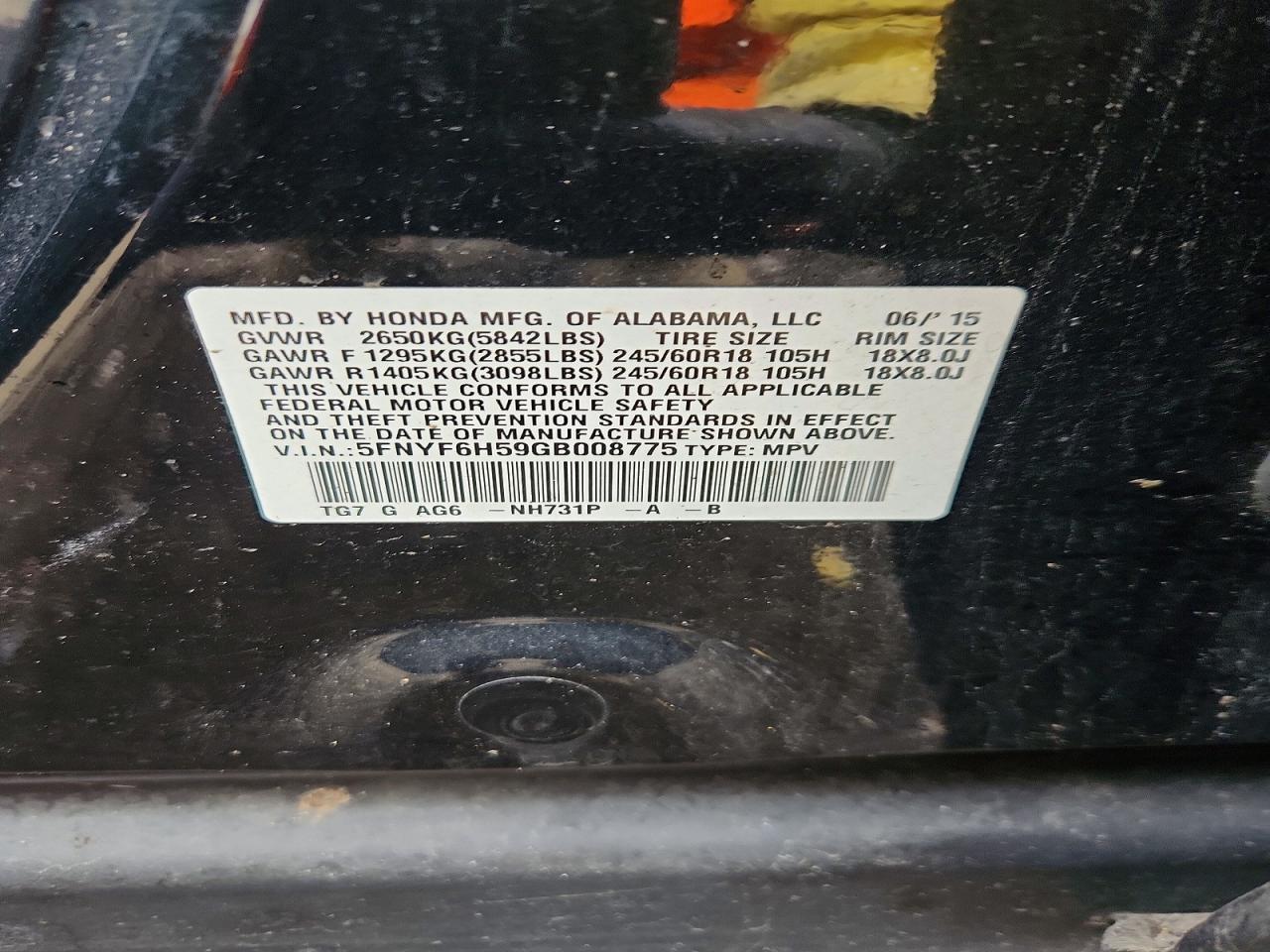 Honda Pilot Exl