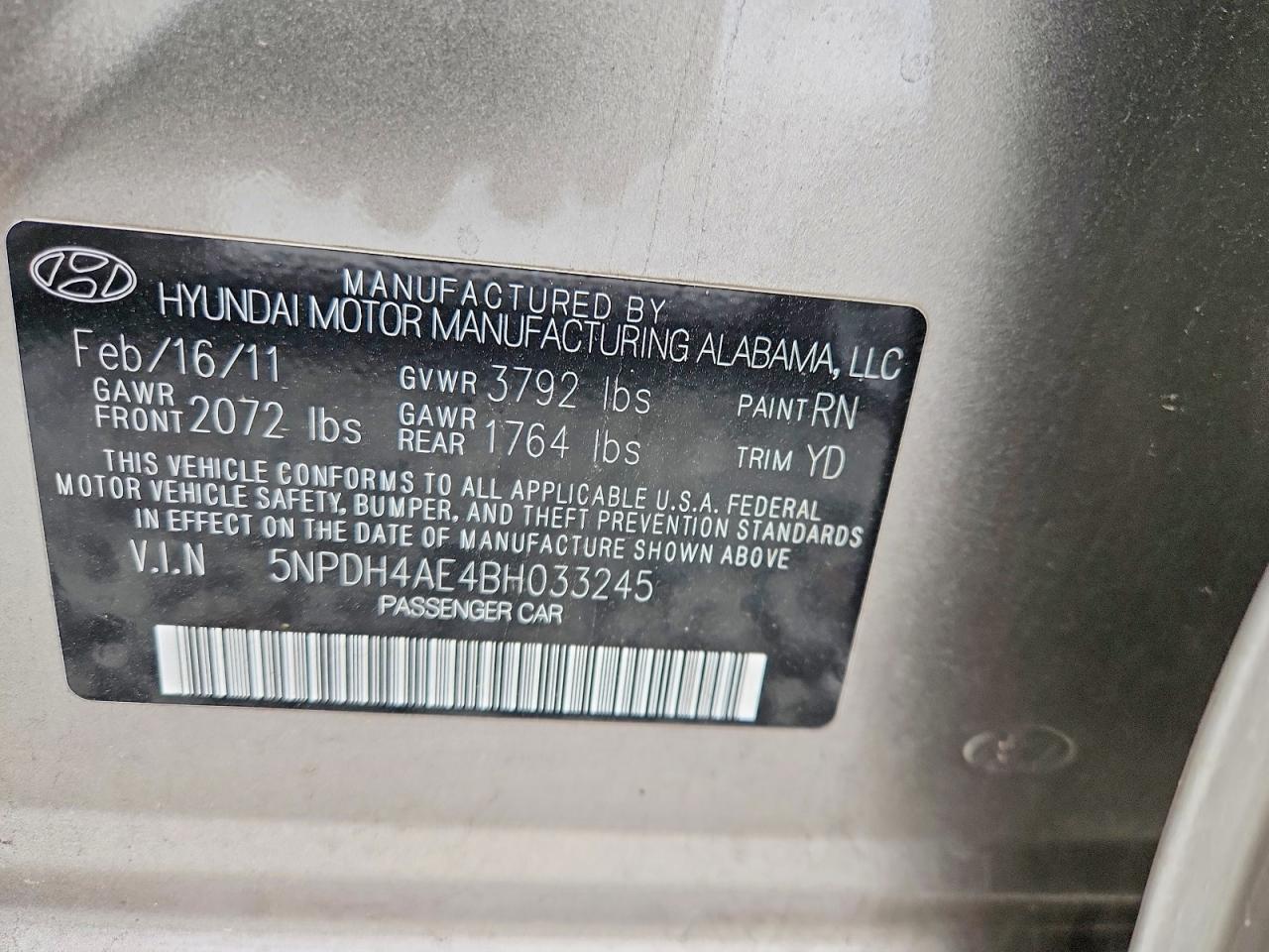 Hyundai ELANTRA Gls