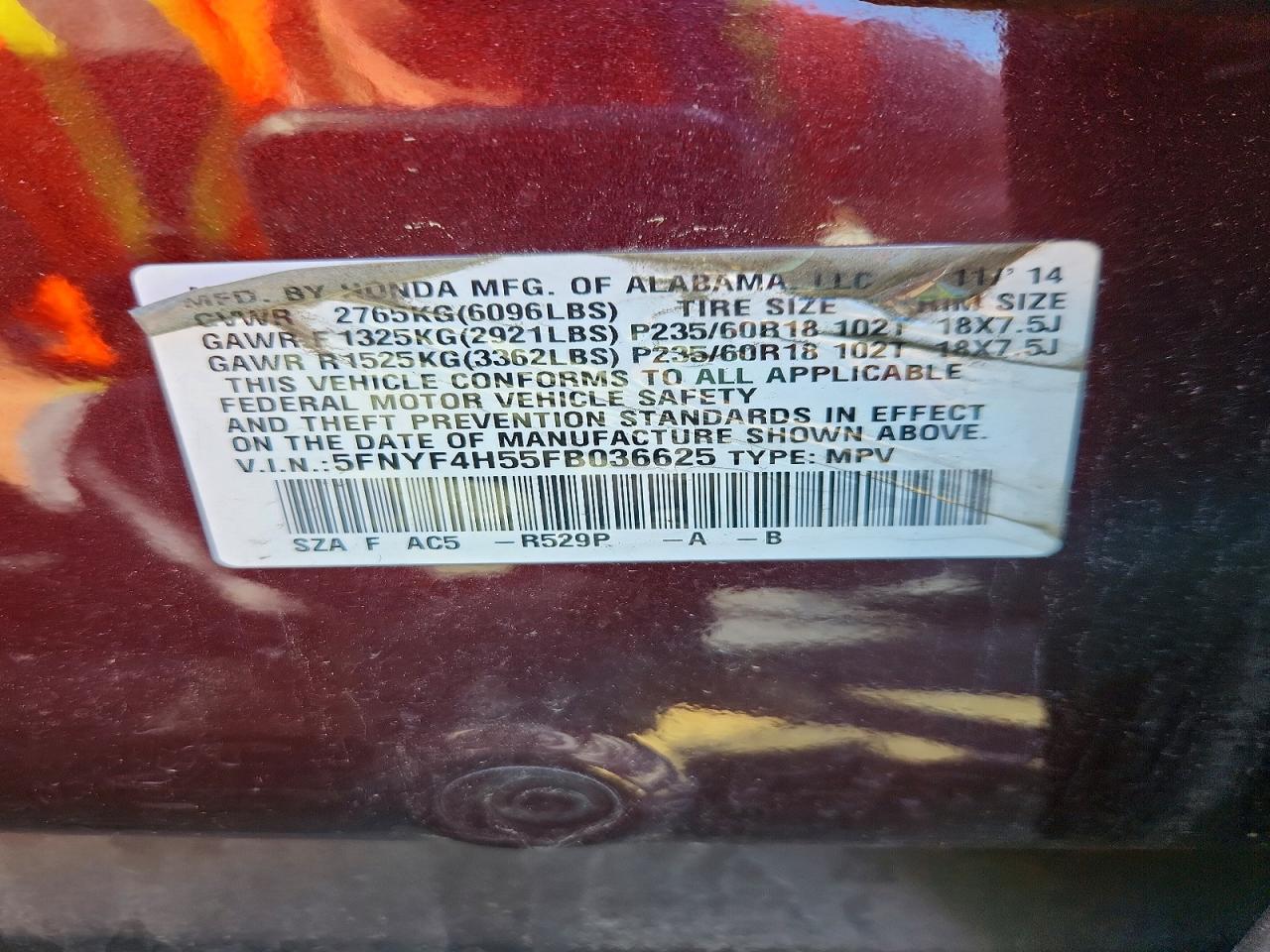 Honda Pilot Exl