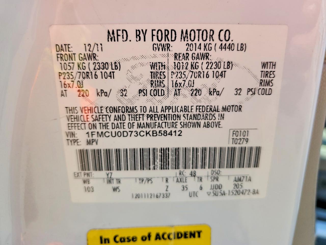 Ford Escape Xlt