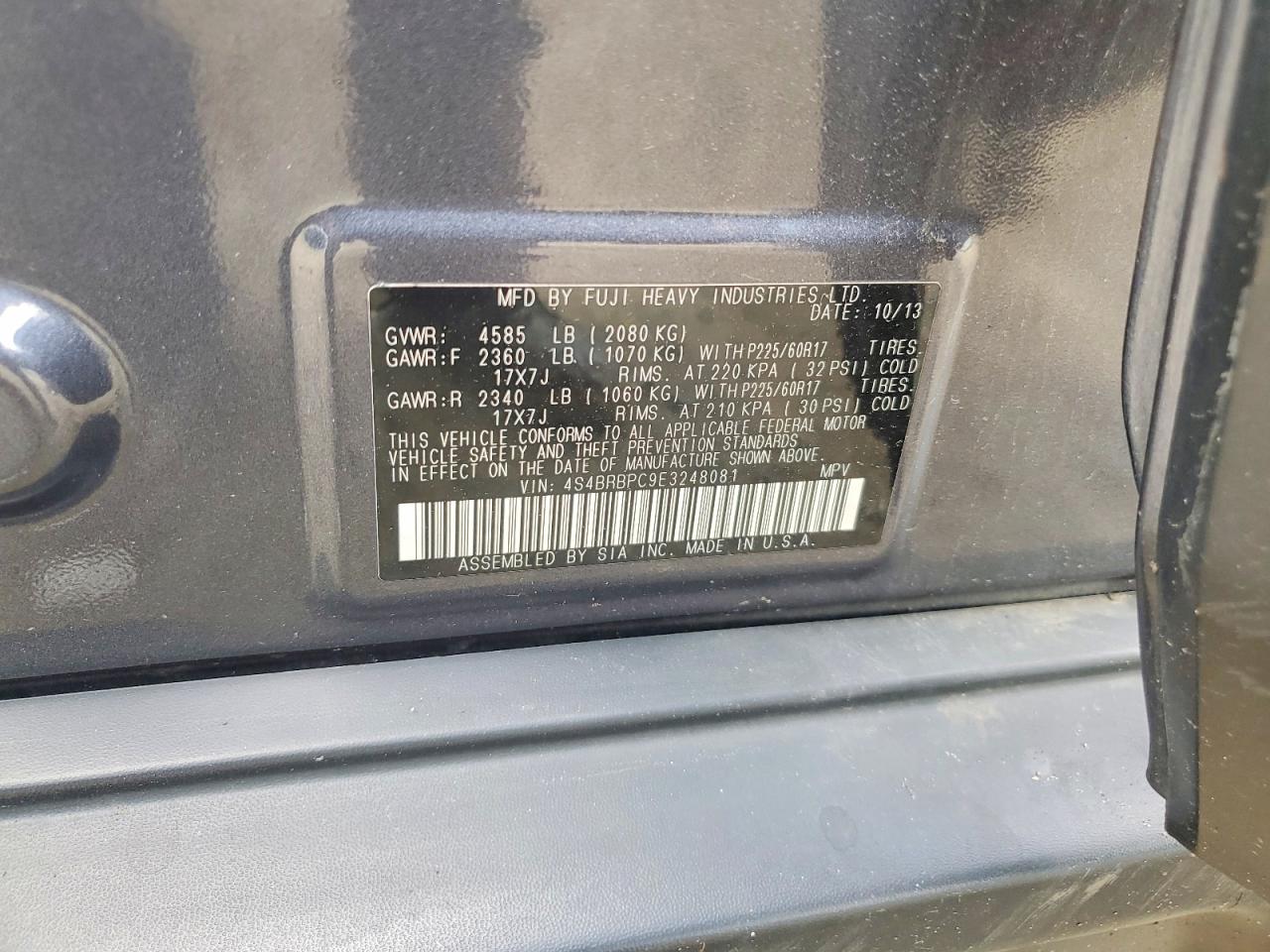 Subaru Outback 2.5i Limited