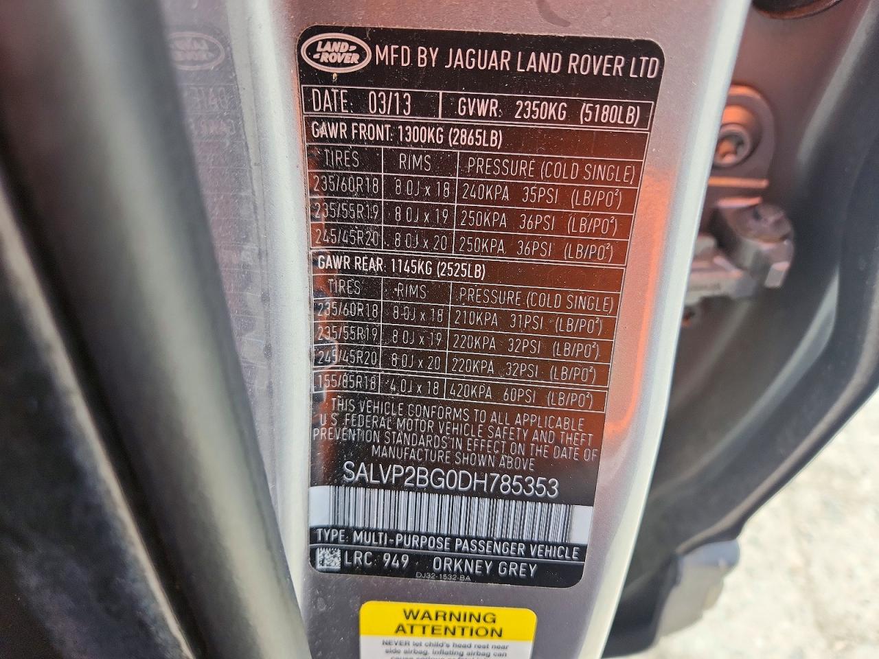 Land Rover Range Rover Pure Plus