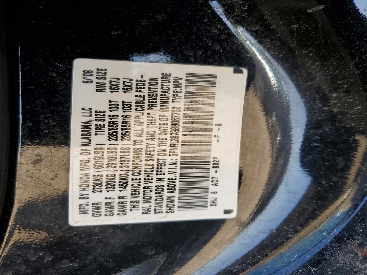 Honda Odyssey Exl