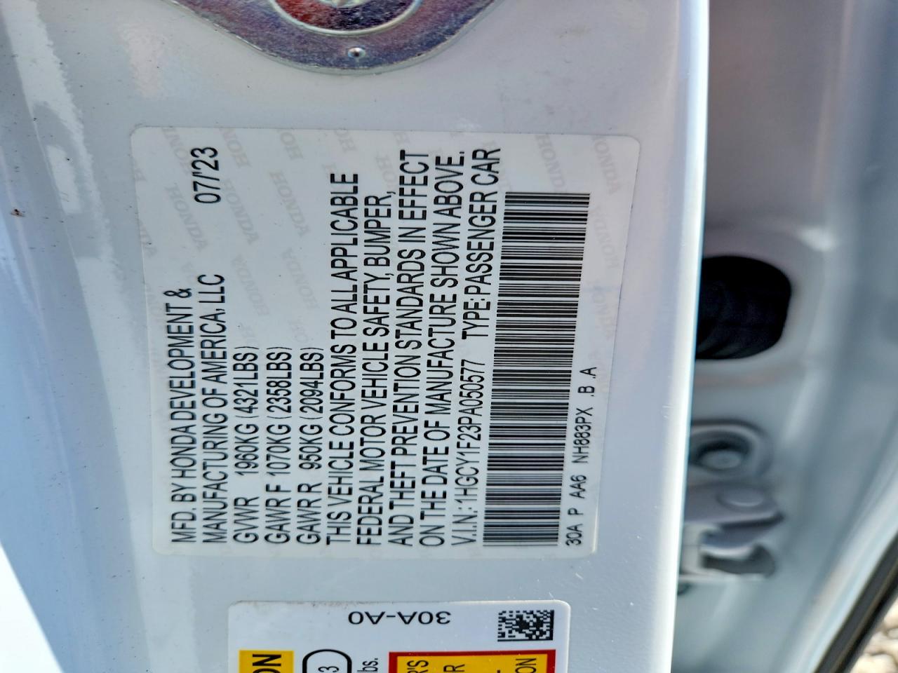 Honda Accord Lx