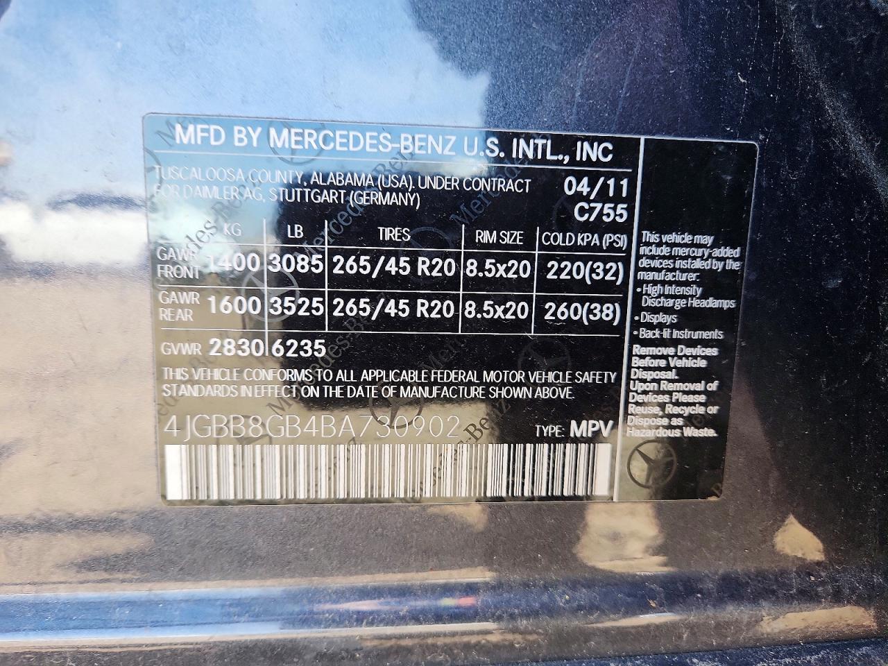 Mercedes-Benz M-Class 350 4matic