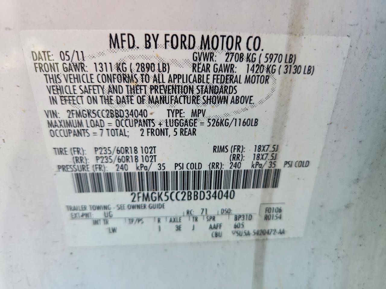 Ford Flex Sel