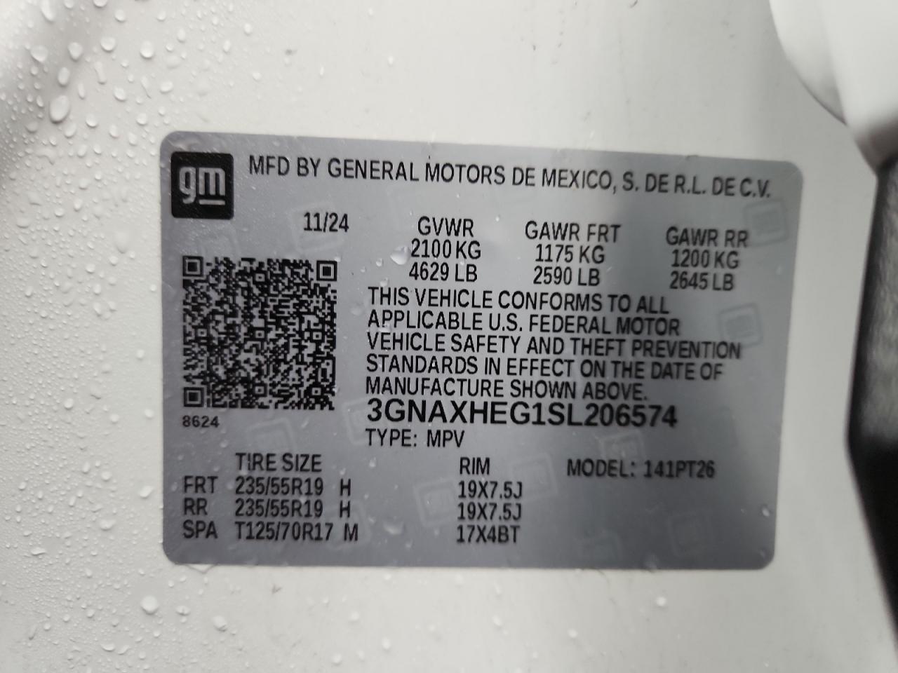 Chevrolet Equinox Lt