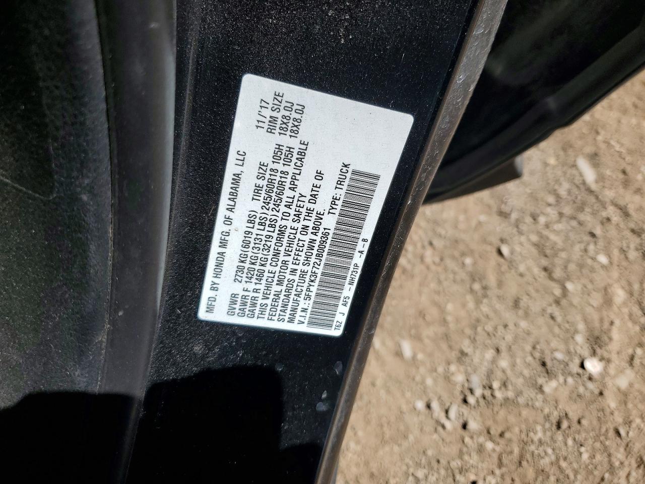 Honda Ridgeline Rtl