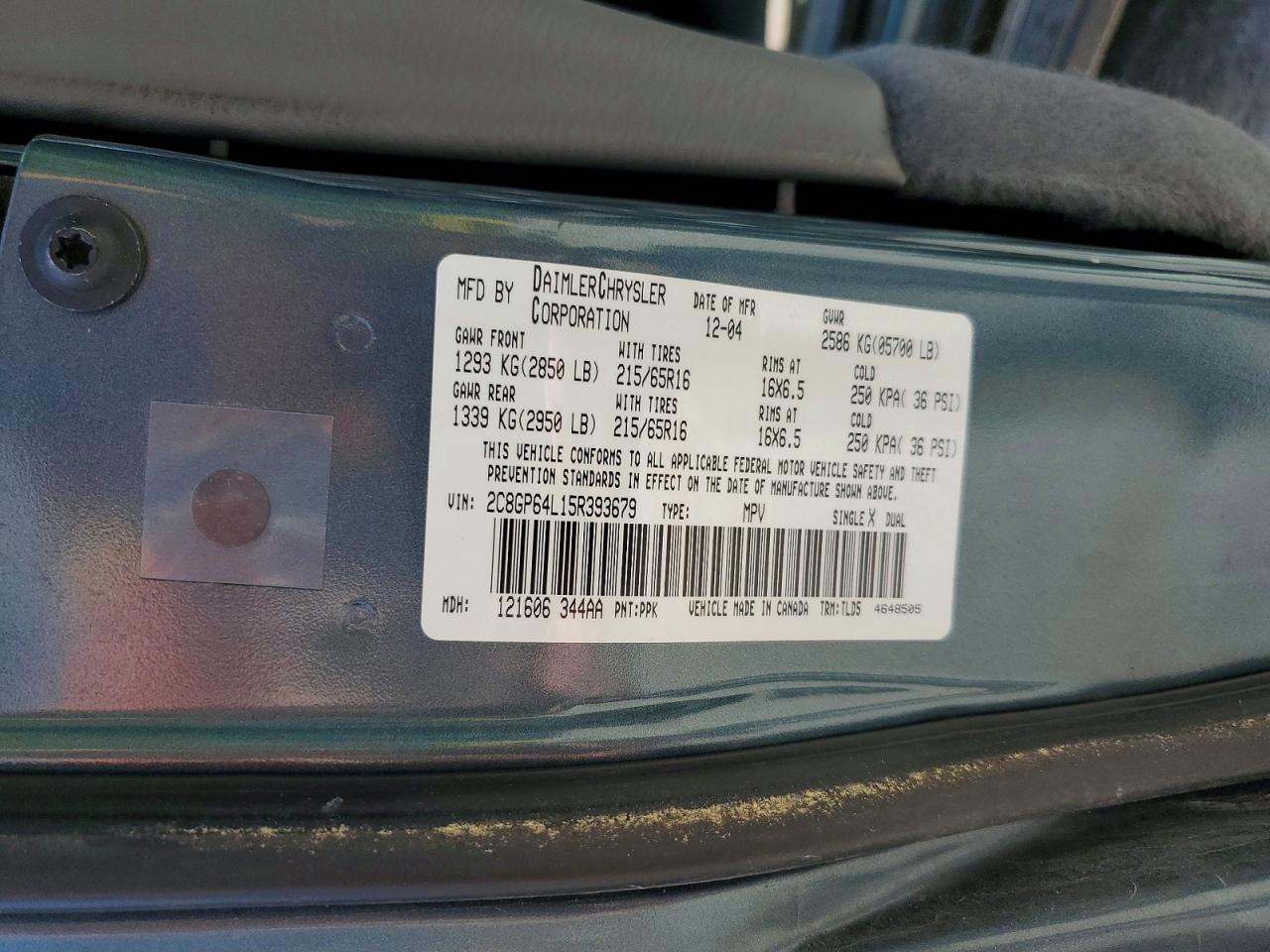 Chrysler Minivan Limited