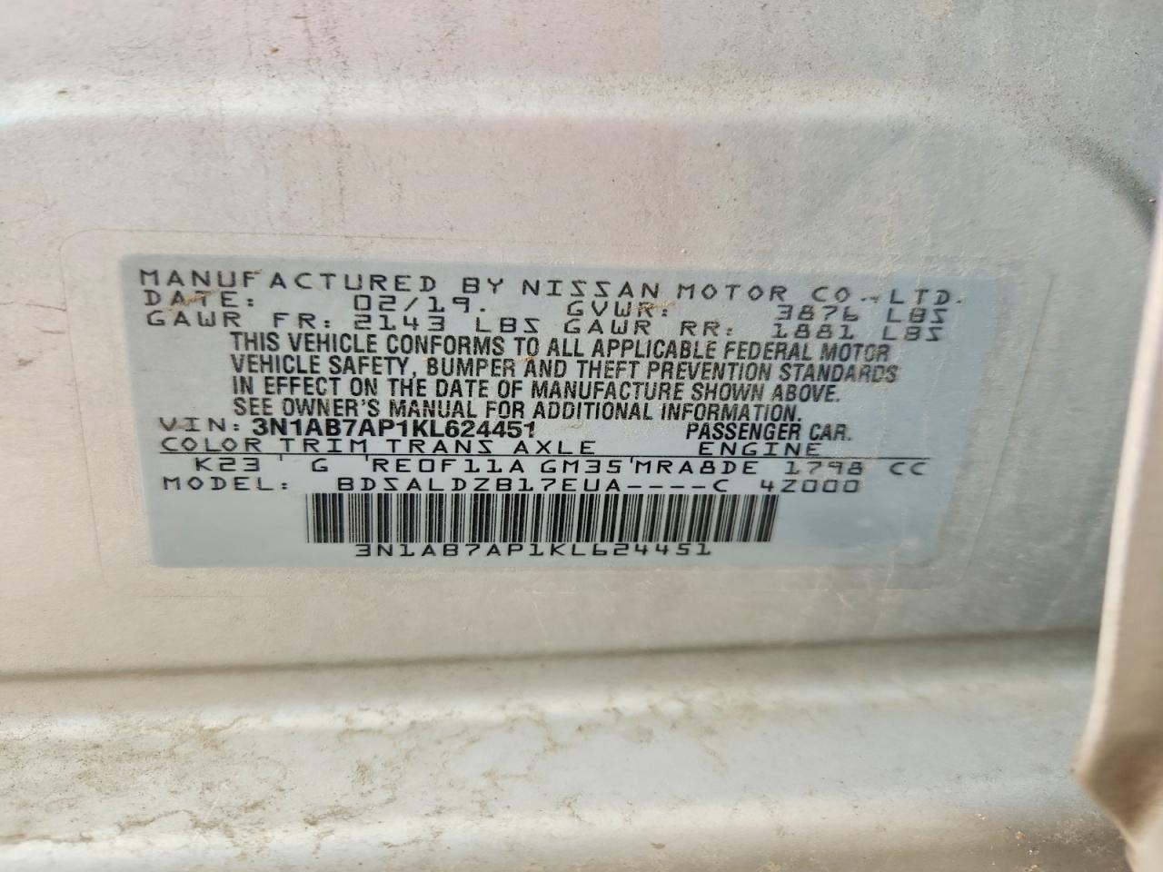 Nissan Sentra Sv