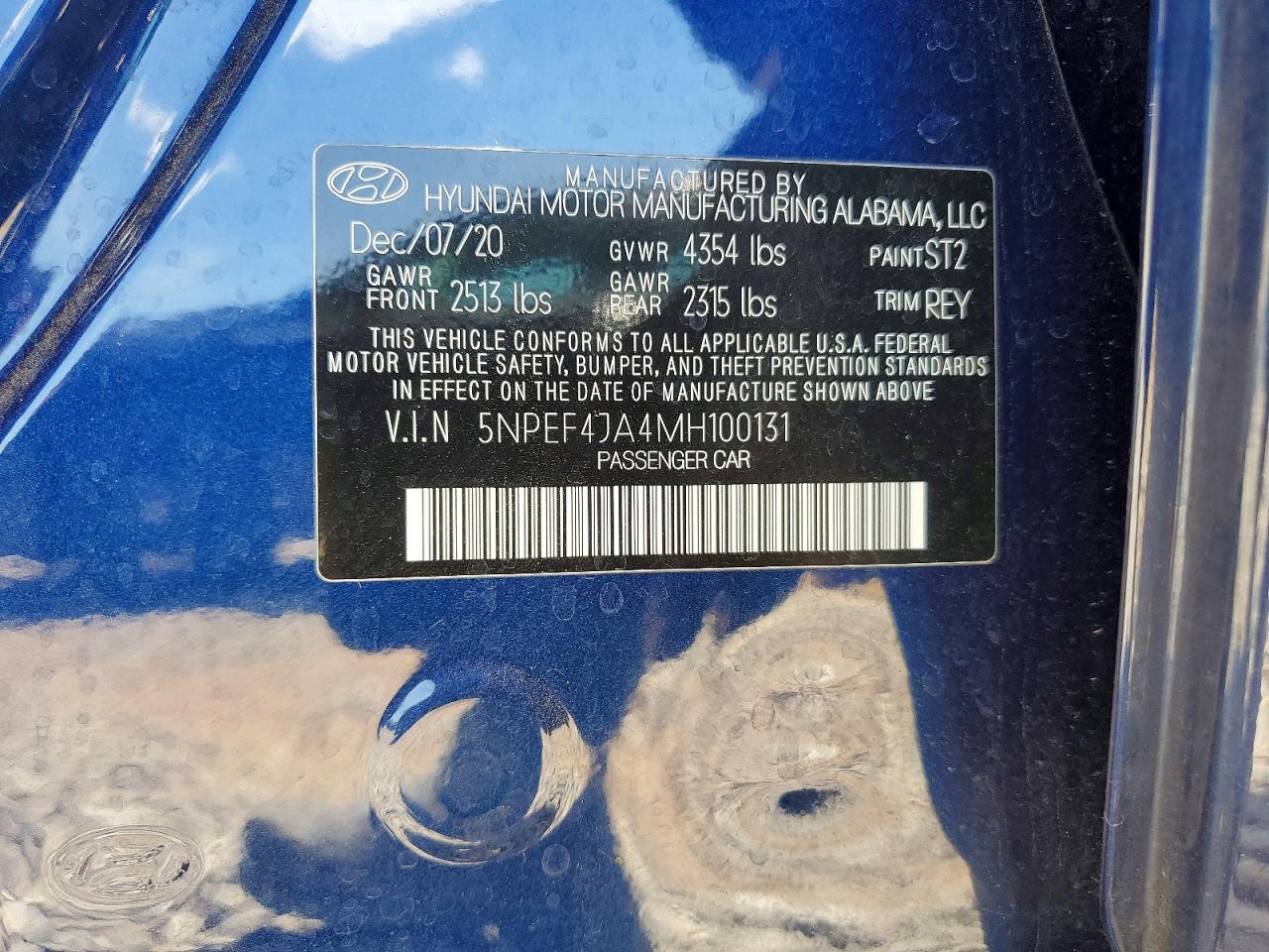 Hyundai SONATA Sel