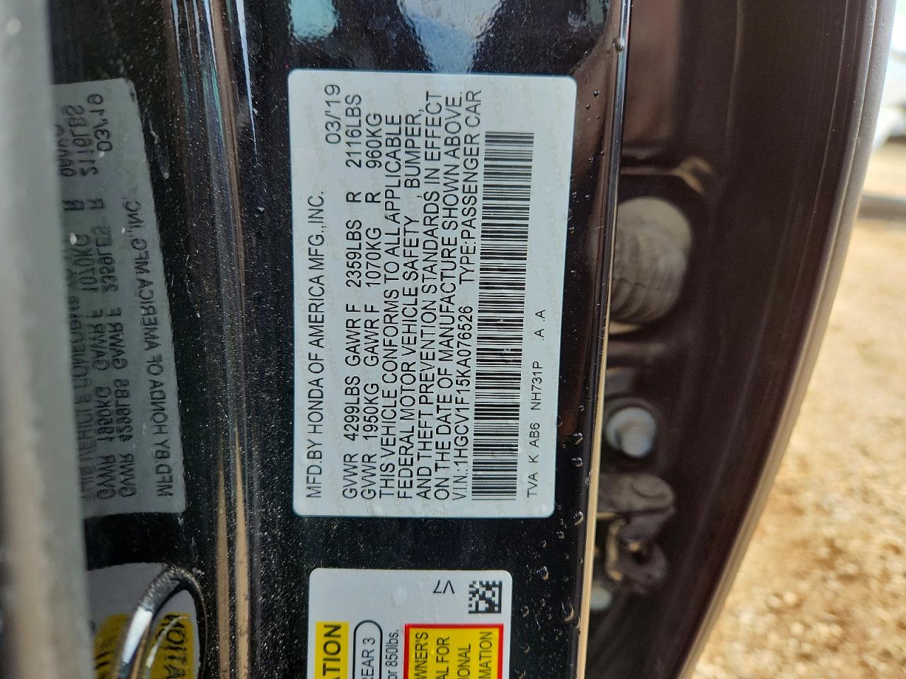 Honda Accord Lx