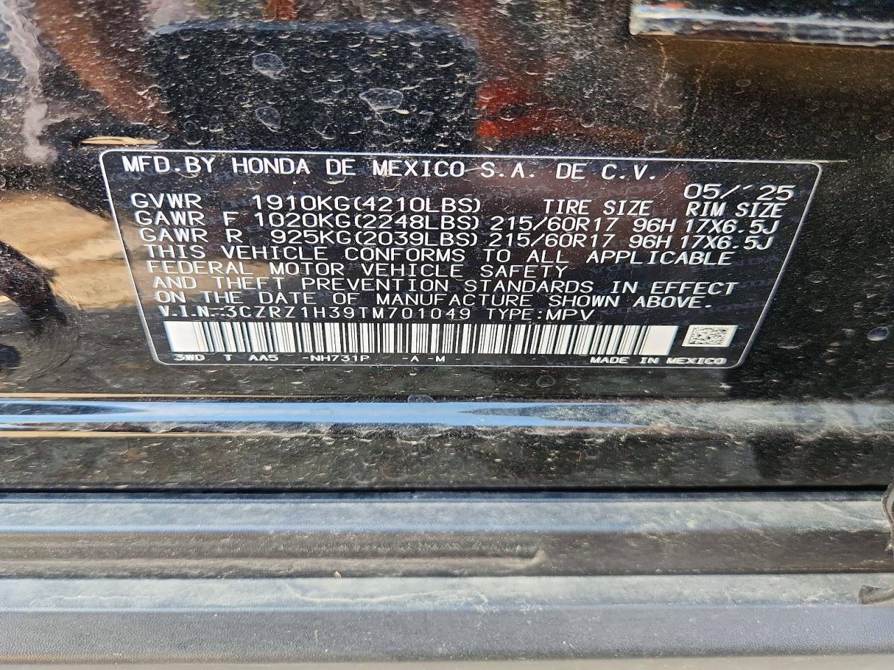 Honda HR-V Lx