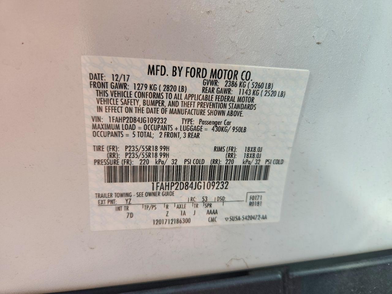 Ford Taurus Se