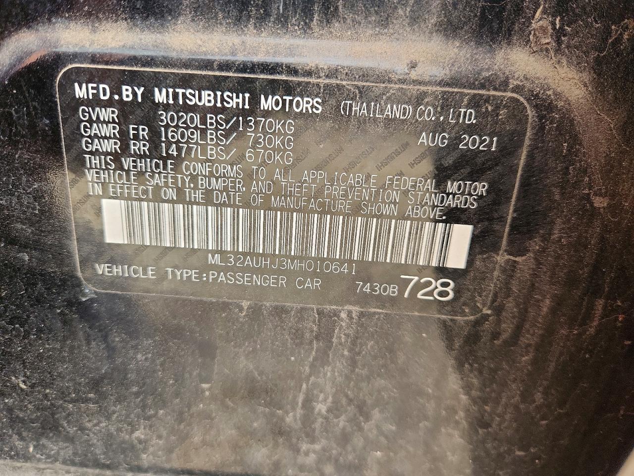 Mitsubishi Mirage Es
