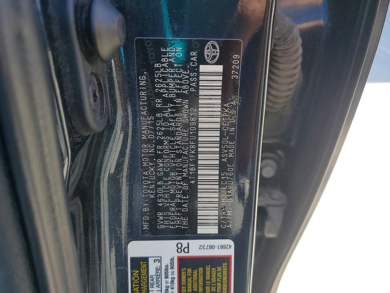 Toyota Camry Xse