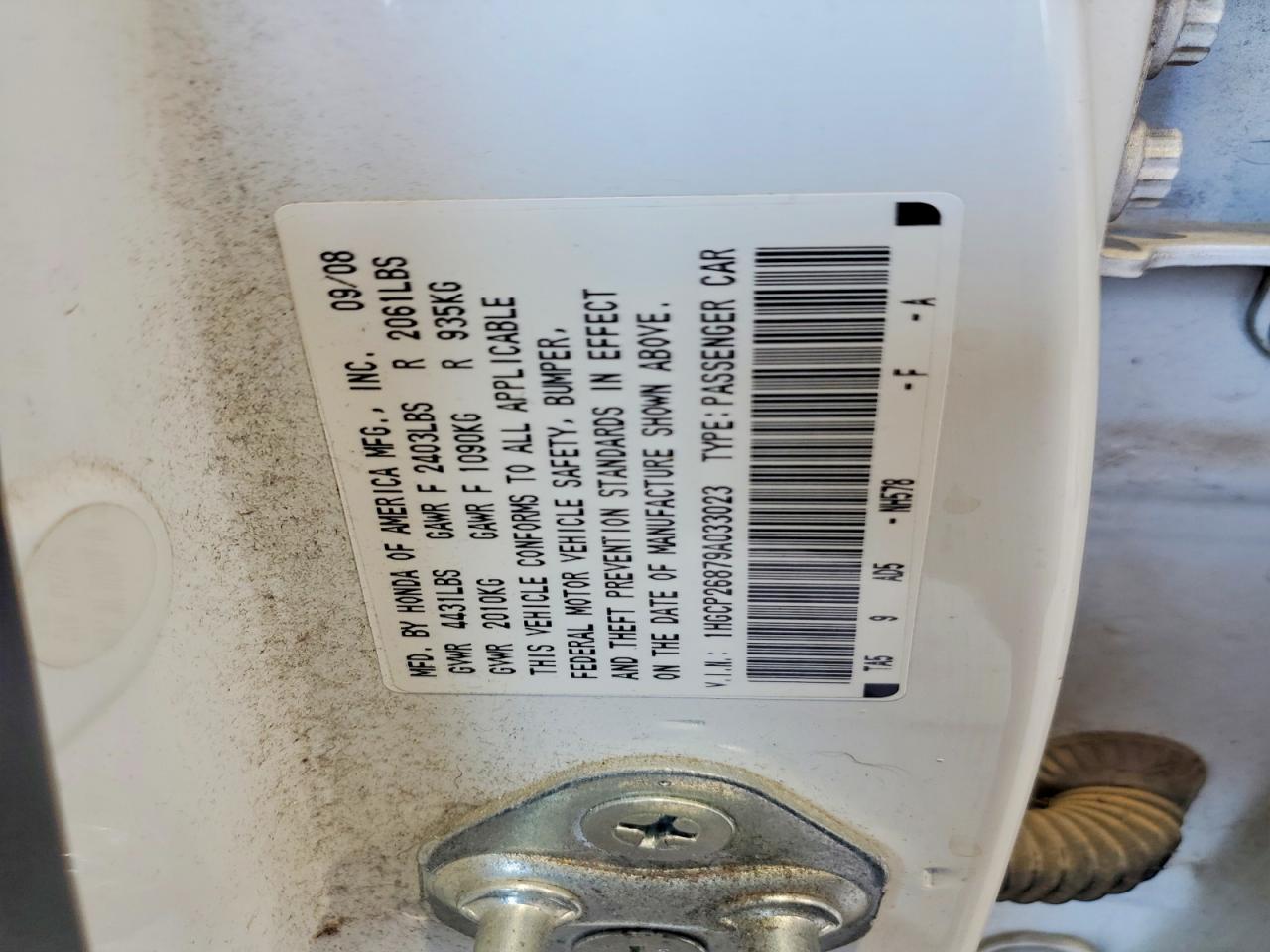 Honda Accord Exl