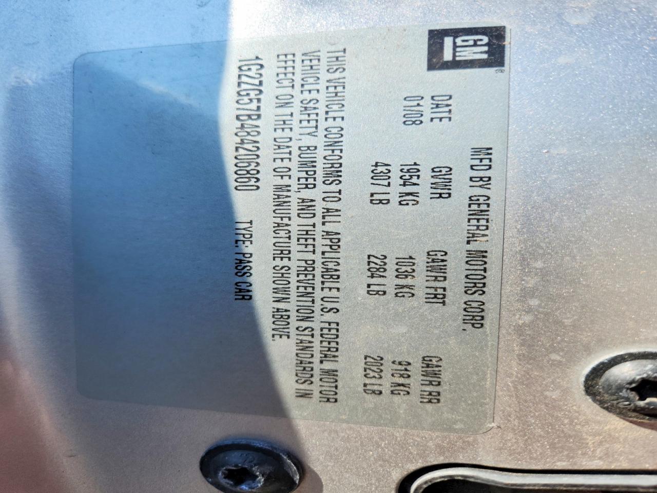 Pontiac G6 Base