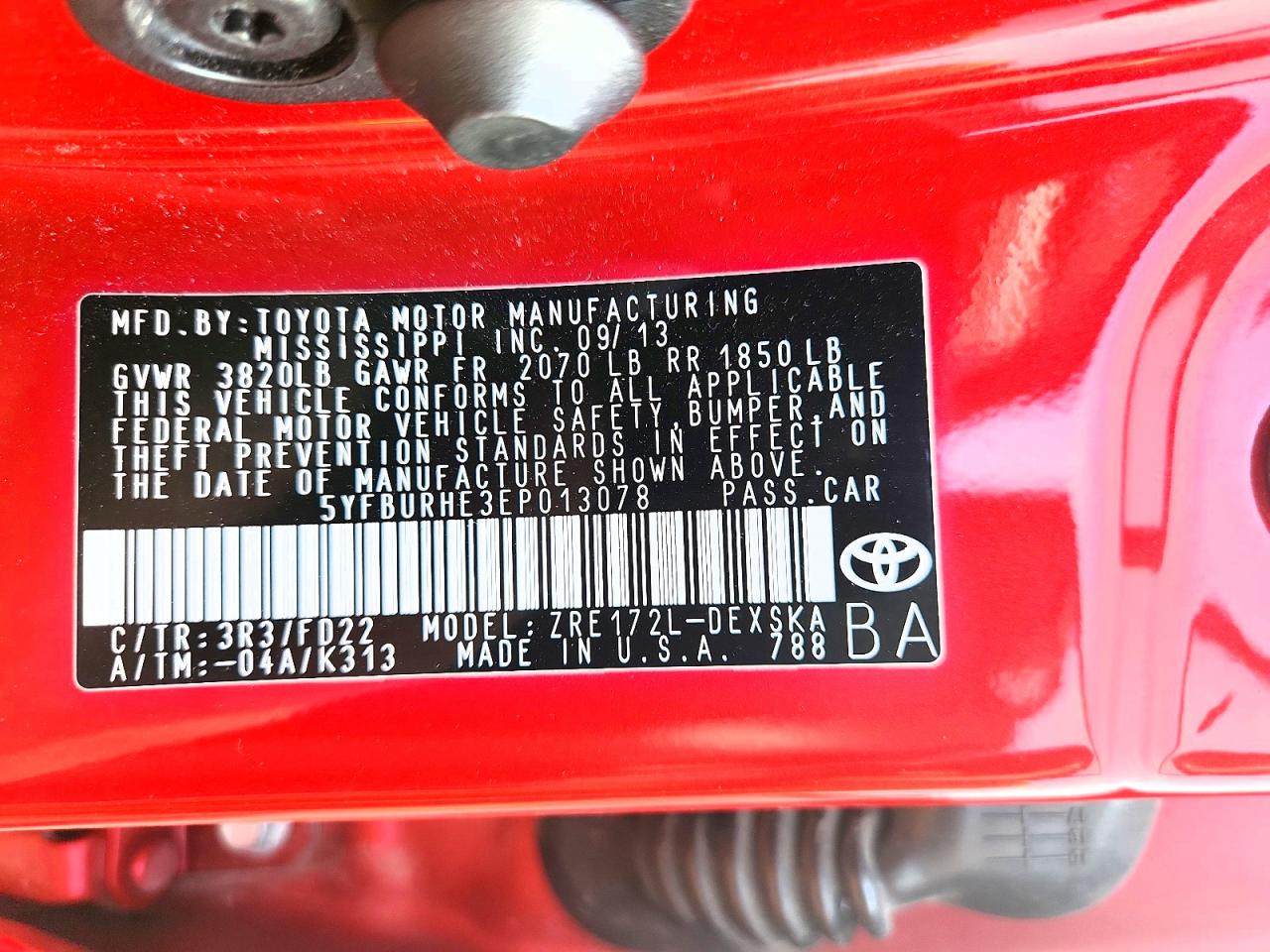 Toyota Corolla S