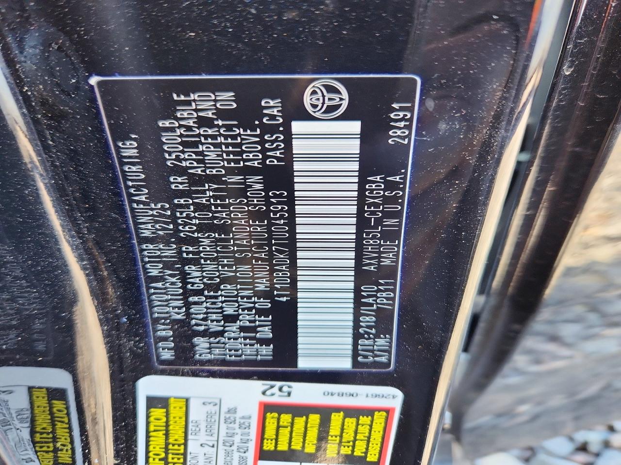 Toyota Camry Xle
