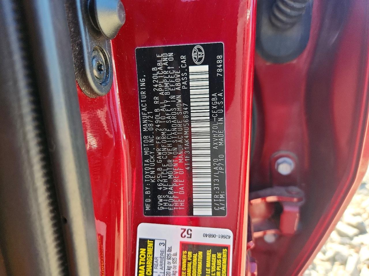 Toyota Camry Xle