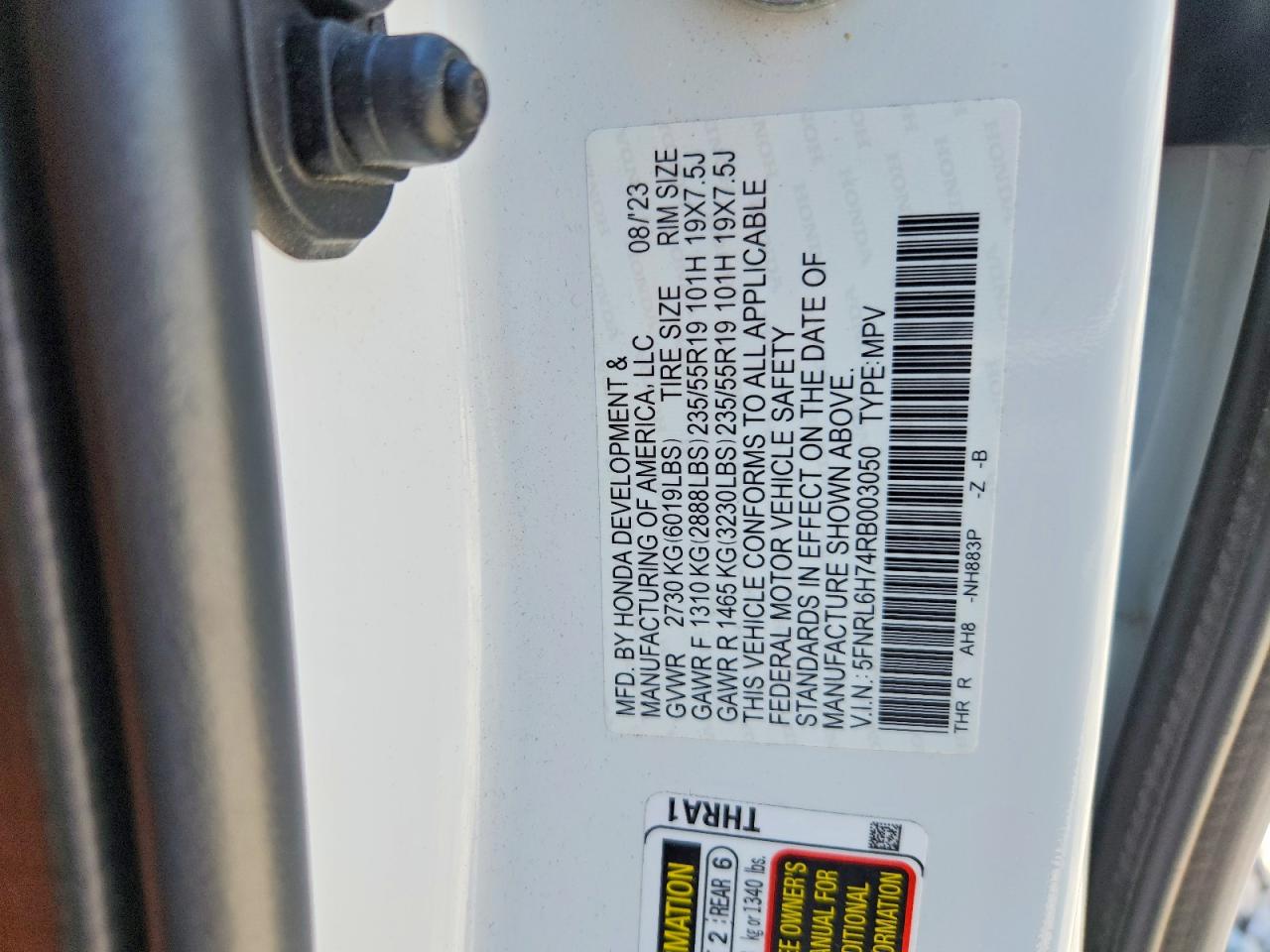 Honda Odyssey Sport