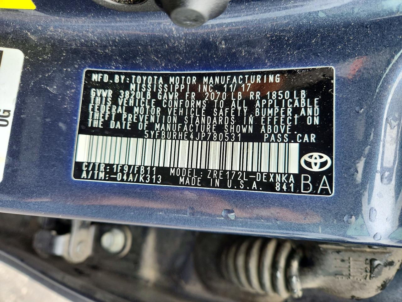 Toyota Corolla Le