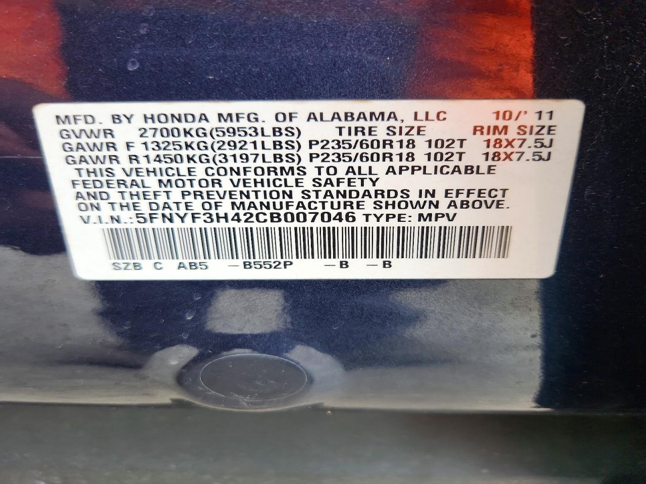 Honda Pilot Ex