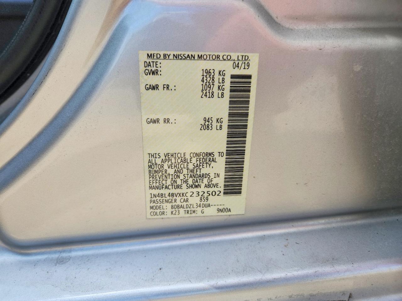Nissan Altima S