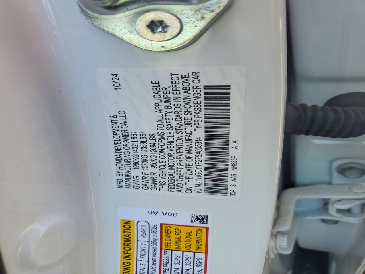Honda Accord Lx