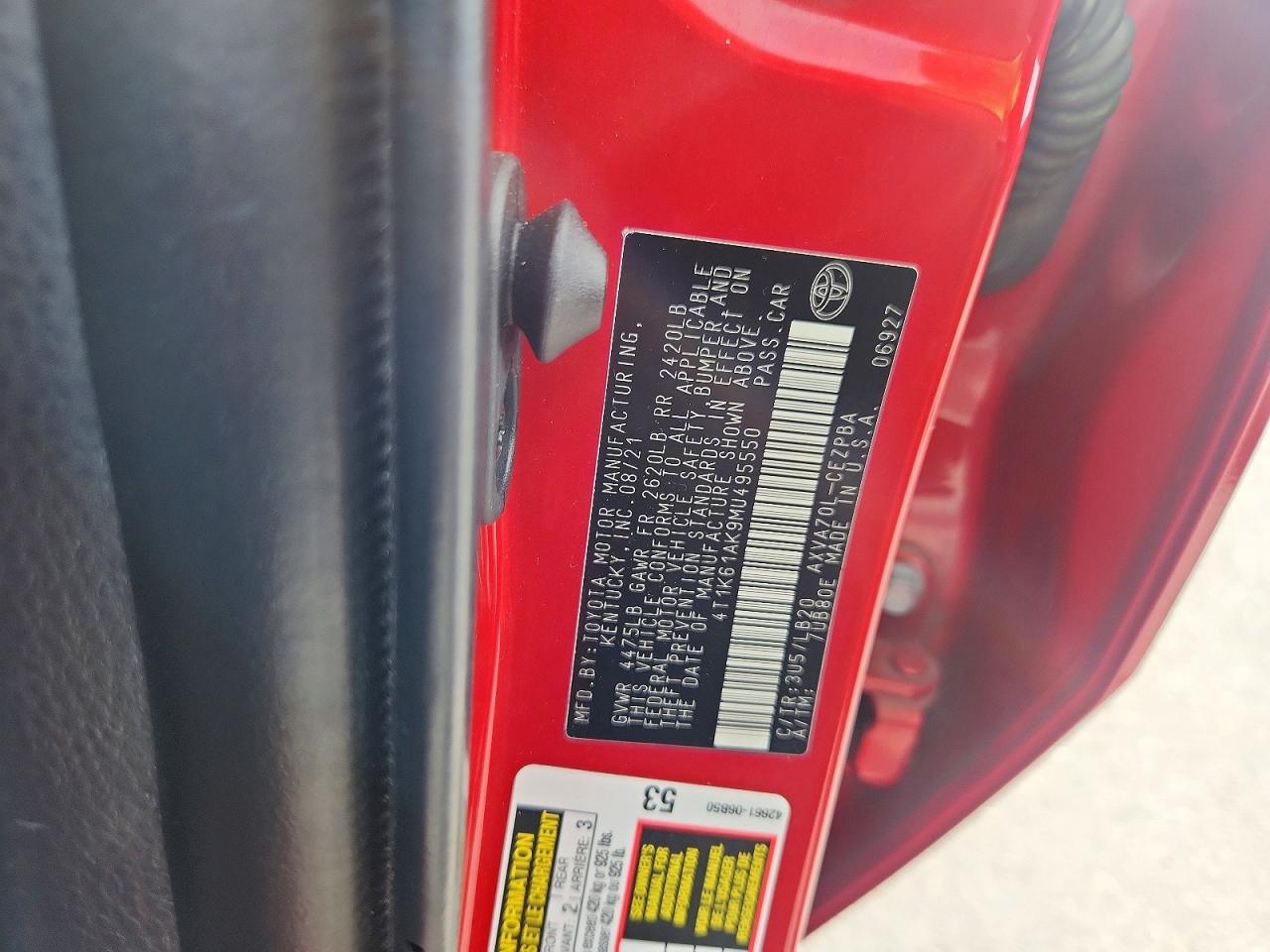 Toyota Camry Xse