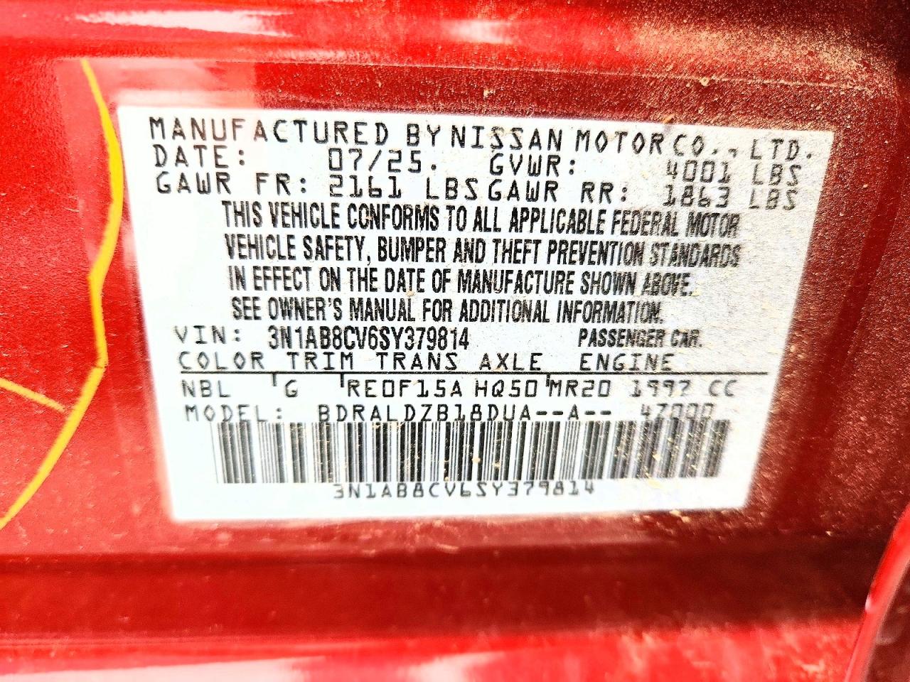 Nissan Sentra Sv