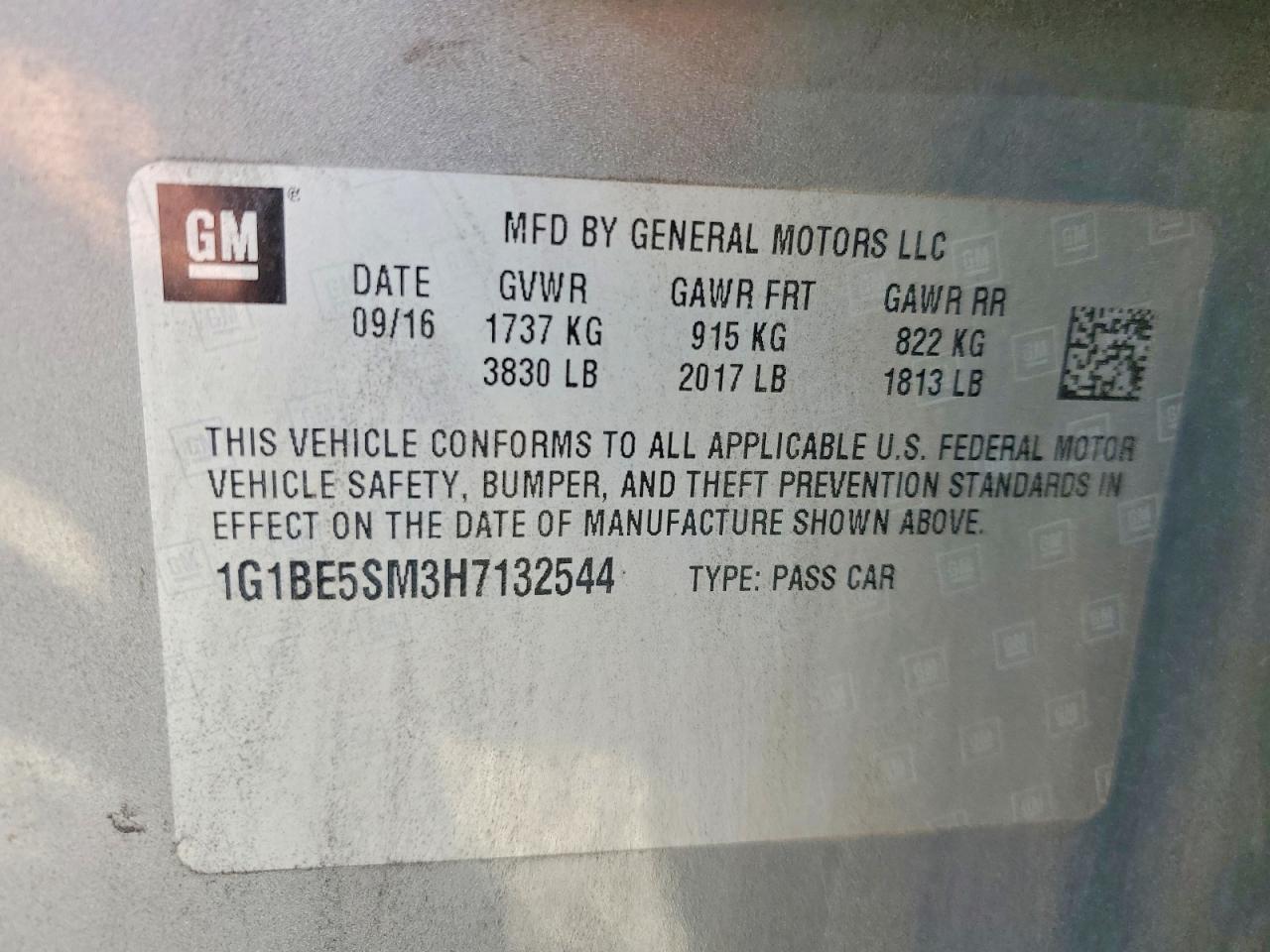 Chevrolet Cruze Lt