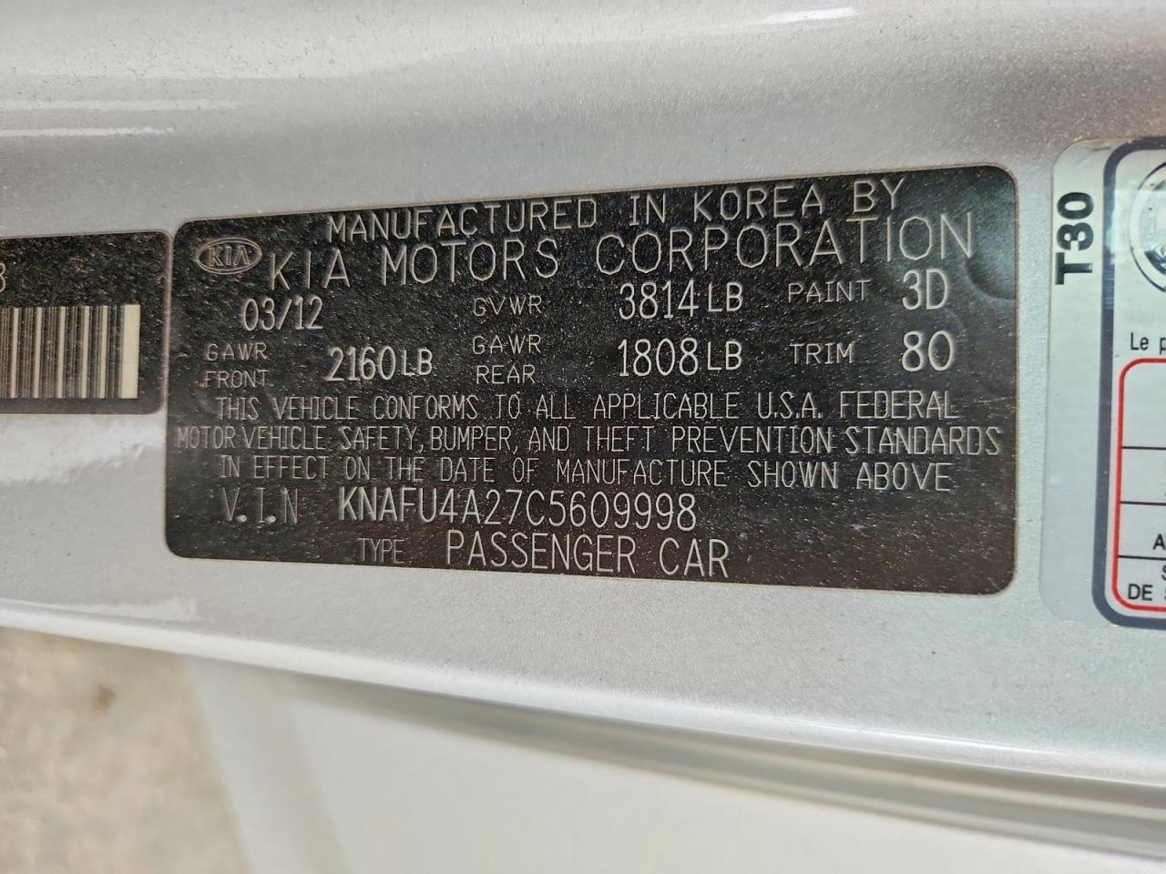 Kia Forte Ex