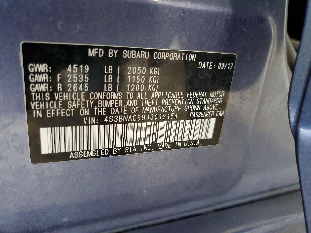 Subaru Legacy 2.5i Premium