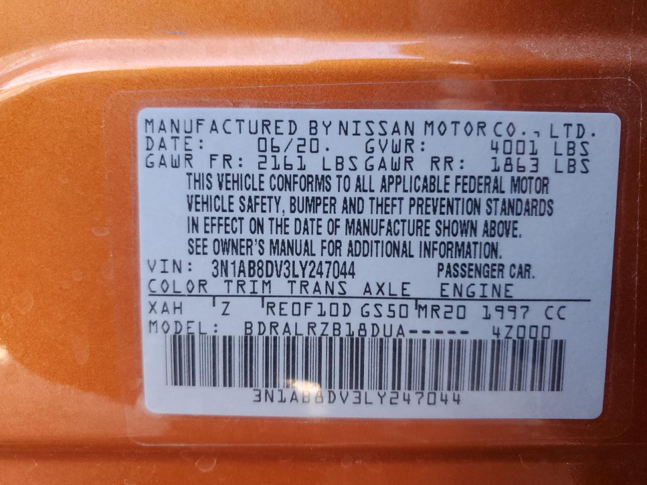 Nissan Sentra Sr